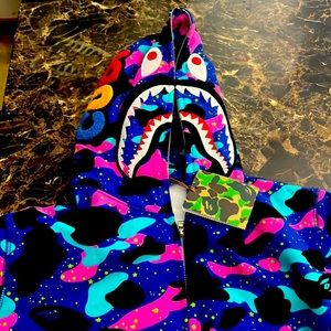 Kid cudi x bape full zip jacket brand new